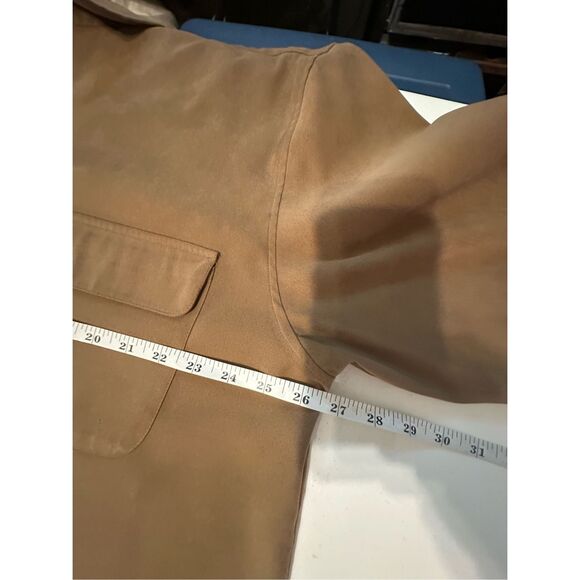 O'Kief & O'Kief Men's Brown Long Sleeve Relaxed Fit Button-up Overshirt XL - Picture 4 of 7